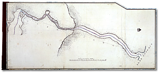 Map: Niagara River and Boundary between Great Britain and United States 23 (XXIII), [1817-1826]