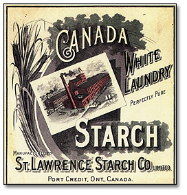 Étiquette pour l'amidon Canada White Laundry Starch, [190- - 1905]