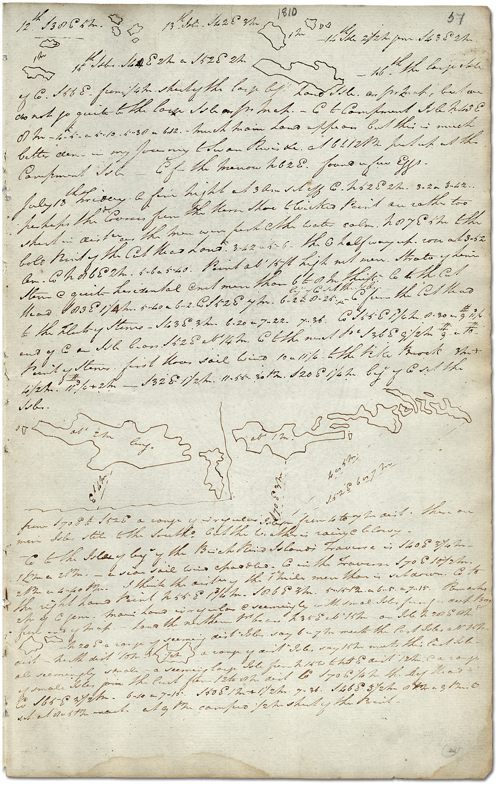 Page du Journal No 22, 1809-1810