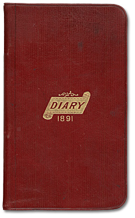 Wilmot Cumberland diaries, 1891