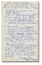 Minute Book of the Police Village of St. Eugène, 1959-1974, page 2