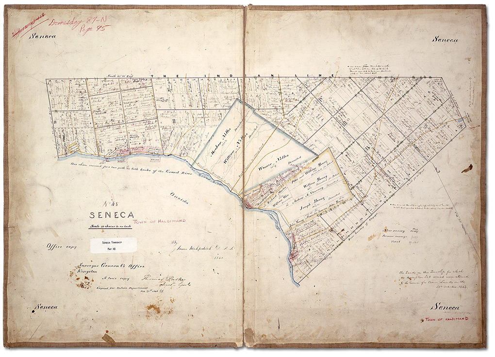 Patent plan of Seneca Township
