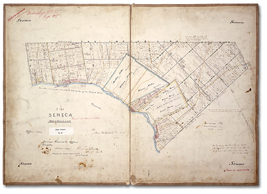 Plan de concessions du canton de Seneca