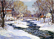 Thumbnail of painting Newburgh on the Napanee River, Ontario 