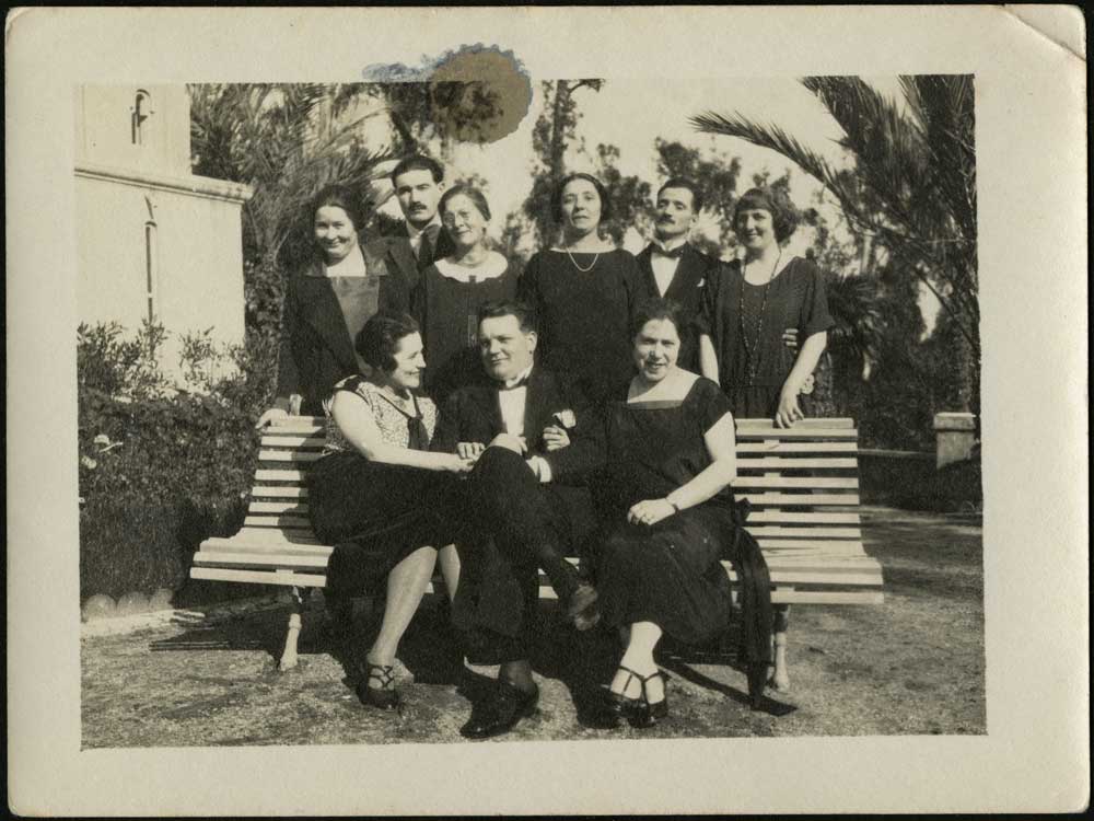 Group portrait with Herbert Coleman McEachern in front row, middle
