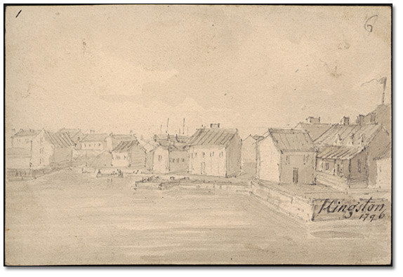 Dessin : Kingston, 26 juillet 1796