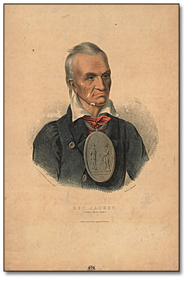 Gravure : Red Jacket, Seneca War Chief, [vers 1840]