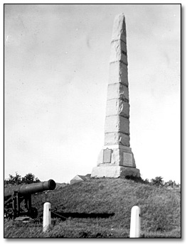 Photo: Battle of Chryslers Farm Monument, 1923