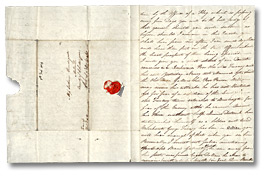 Letter from William Merritt (12 Mile Creek) to Catherine Prendergast, February 9, 1814 (pages 5 and 8)