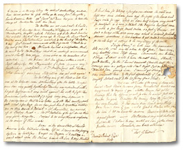 Lettre de Thomas G. Ridout à son père Thomas Ridout, 21 septembre 1813 (Pages 2 et 3)