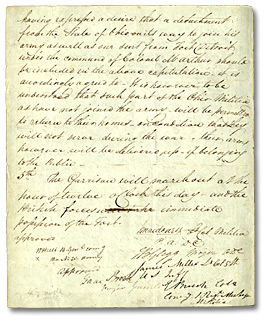 Terms of capitulation of Fort Detroit, August 16, 1812 (Page 2)