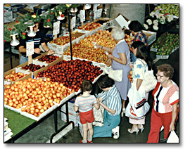 Photographie : Hamilton Farmers Market, 23 juillet 1986