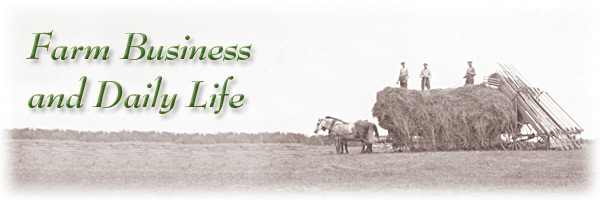 The Archives of Ontario Celebrates Our Agricultural Past: Farm Business and Daily Life - Page Banner
