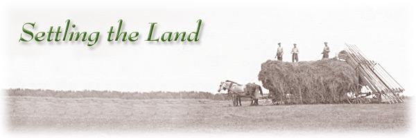 The Archives of Ontario Celebrates Our Agricultural Past: Settling the Land - Page Banner