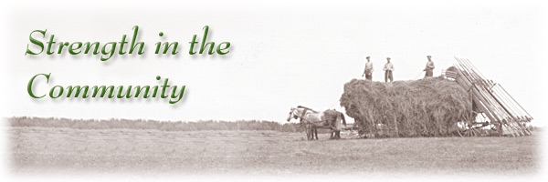 The Archives of Ontario Celebrates Our Agricultural Past: Strength in the Community - Page Banner