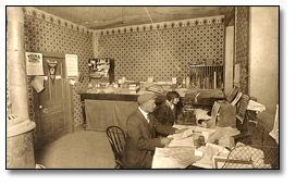 Photographie : Bureau de l'avocat Frederick H. A. Davis, 1914