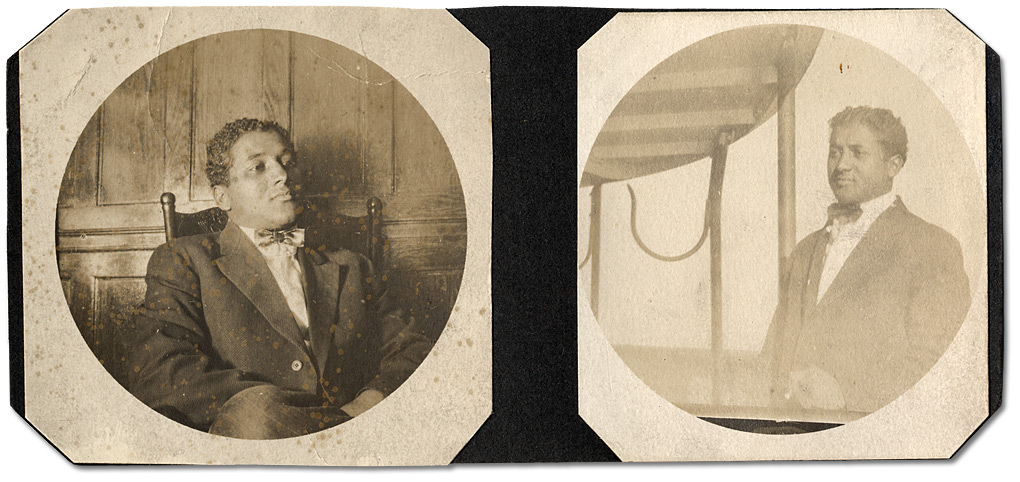Photographies de George D. McCurdy Jr. (le père d'Alvin McCurdy), prises dans sa jeunesse sur le navire sur lequel il était un membre de l'équipage, [vers 1908]