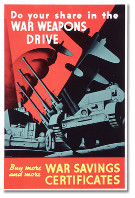 Poster: Do Your Share in the War Weapons Drive