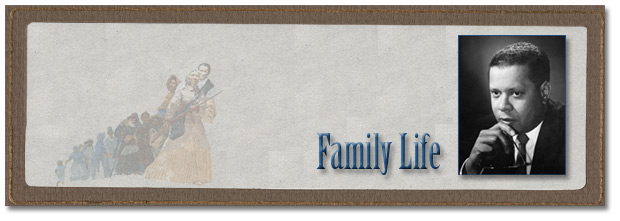 The Life and Times of Daniel G. Hill - Family Life - Section Banner