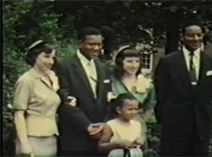 Video clip of Daniel G. Hill and Donna Bender wedding, June 8, 1953