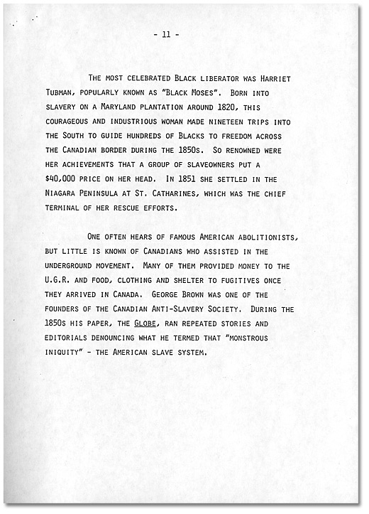 Remarks by Dr. Daniel G. Hill, May 21, 1985 - Page 11