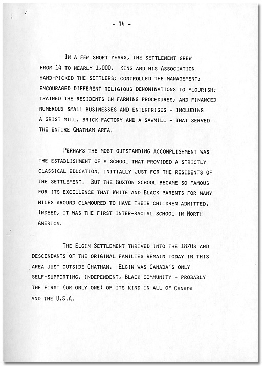 Remarks by Dr. Daniel G. Hill, May 21, 1985 - Page 14