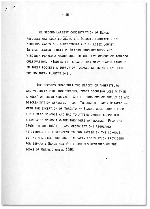 Remarks by Dr. Daniel G. Hill, May 21, 1985 - Page 16