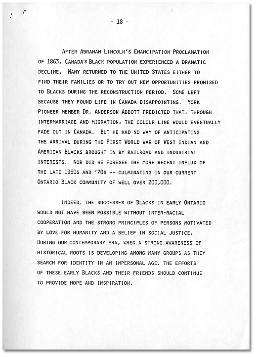 Remarks by Dr. Daniel G. Hill, May 21, 1985 - Page 18