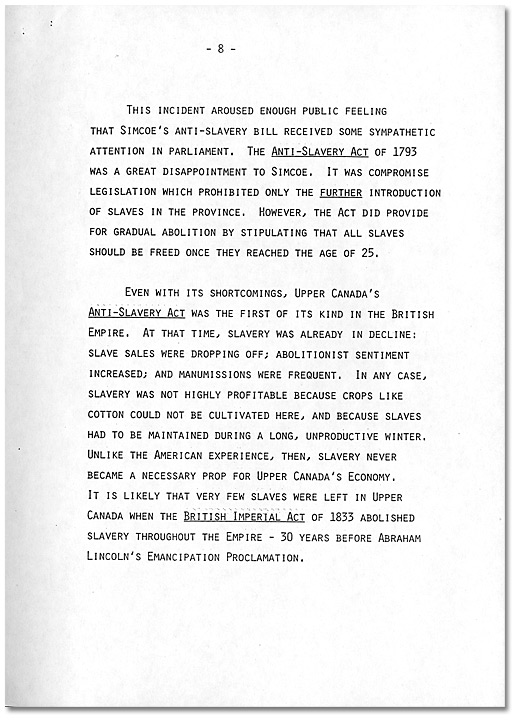 Remarks by Dr. Daniel G. Hill, May 21, 1985 - Page 8