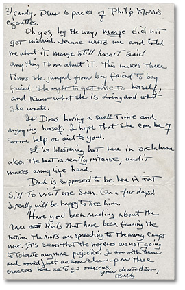 Lettre de Daniel G. Hill à sa mère, le 21 juin, 1943, Page 2