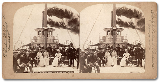 Photo: Deck of the Chicora on Lake Ontario, [ca. 1905]