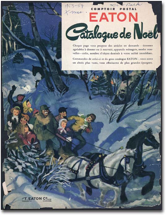 Eaton Catalogue de Noel, 1953-54 (Toronto)