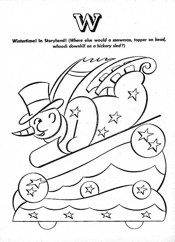 The Archives of Ontario Remembers an Eaton's Christmas: An Eaton's Santa Claus Parade Colouring Book with Punkinhead's North Pole Race (1960) - Page 28