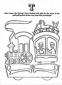 The Archives of Ontario Remembers an Eaton's Christmas: An Eaton's Santa Claus Parade Colouring Book with Punkinhead's North Pole Race (1960) - Page 24
