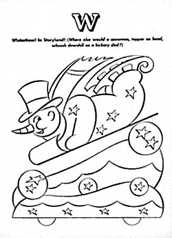 The Archives of Ontario Remembers an Eaton's Christmas: An Eaton's Santa Claus Parade Colouring Book with Punkinhead's North Pole Race (1960) - Page 28