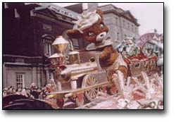 Image from Film Clip: Santa Claus Parade - float