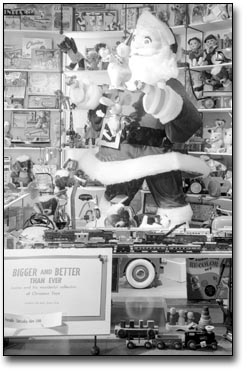 Photo: Santa's Toyland Window Display, 1953