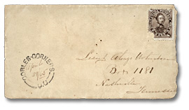 Lettre de Rose Goble, Gobles Corners, à son frère Alonzo Wolverton, à Nashville, au Tennessee, 28 avril 1865