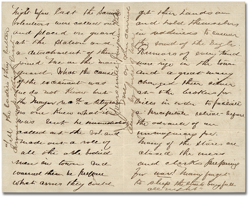 Letter, Newton Wolverton at Sarnia, Ont. to brother Alonzo Wolverton at Wolverton, Ont., February 2, 1866 - Pages 2 and 3
