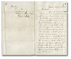 Letter, Newton Wolverton to brother Alonzo Wolverton, January 26,1865 - Pages 1 and 4