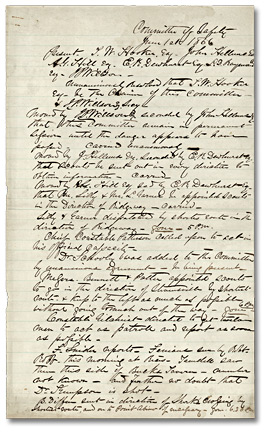 Page 1 of the minutes