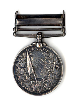 Canadian General Service Medal, 1899 (reverse)