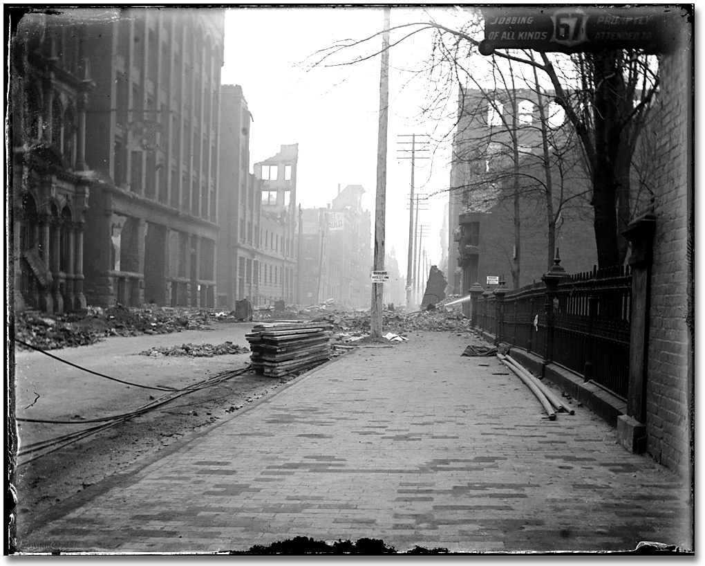 Photo: Aftermath of the Toronto Fire, [1904]