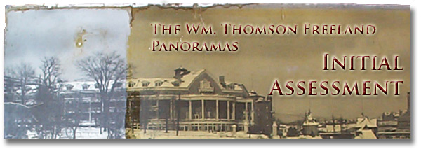Preservation of the Wm. Thomson Freeland Panoramas - Initial Assessment - Title Banner