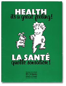 Cover: "Health is a great feeling!" booklet