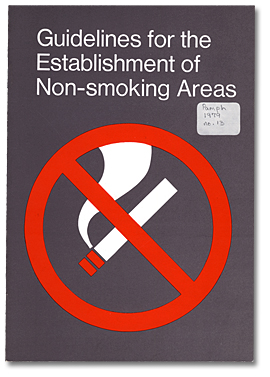 Pamphlet: Guidelines for the establishment of non-smoking areas, 1979