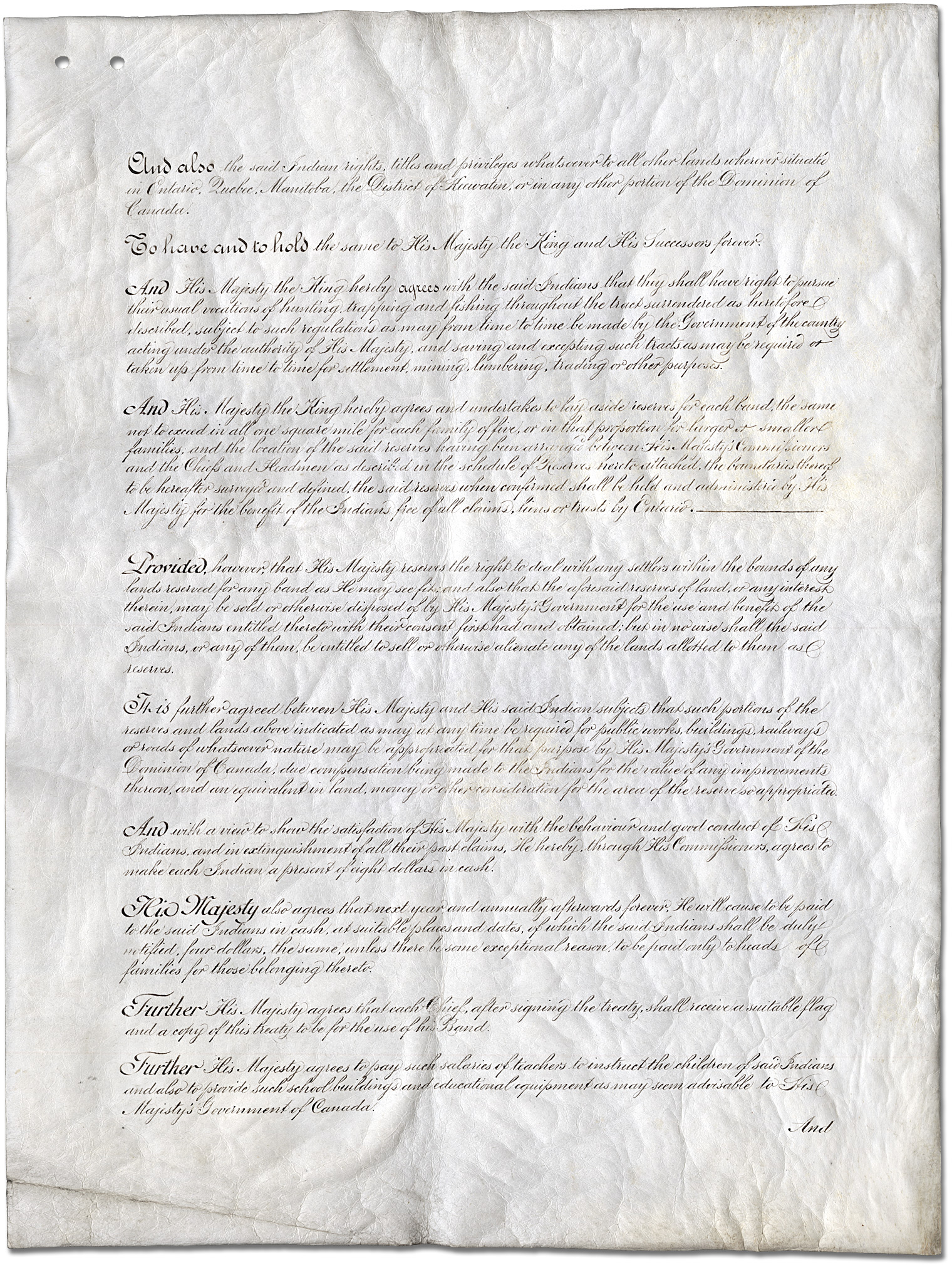 James Bay Treaty (Treaty No. 9) [page 2]