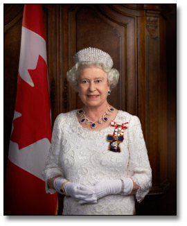 Her Majest Queen Elizabeth II, Queen of Canada