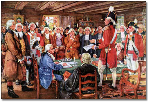 Painting: The First Legislature of Upper Canada, 1955
