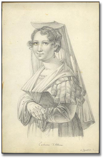 Costume d'Albano, 1818